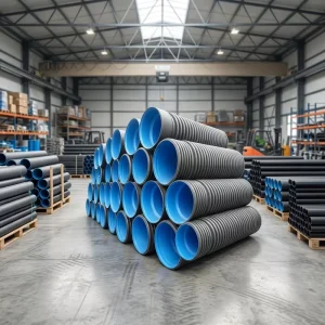 Factory Direct HDPE Reinforced Spiral Corrugated Tube Large Diameter Sewer Tube for Underground Sewage Engineering System Use