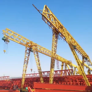 Factory Direct Heavy Duty 12Ton Rail Mounted Single Girder Gantry Crane for Warehouse Loading