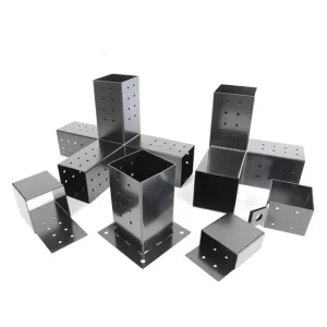 Factory Direct Heavy Duty 4×4 Steel Pergola Brackets Kit Powder Coated Outdoor Structural