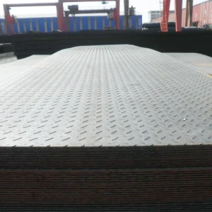 Factory Direct Hot Rolled Anti Skid Embossed Checkered Carbon Steel Plate Hot Rolled Chequered Steel Products for Floor Board