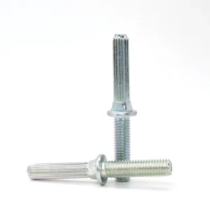 Factory Direct OEM Galvanized Carbon Steel Rod Metal Knurled Dowel Pin Special Stud Bar 4.8 8.8 Thread Rods