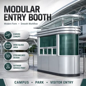 Factory Direct Outdoor Security Guard Booth Container House for Parks, Offices, and Hospitals