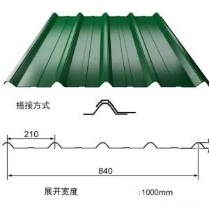 Factory Direct PPGI Color Steel Sheet Corrugated Roofing Panel for Prefabricated Steel Structure Building