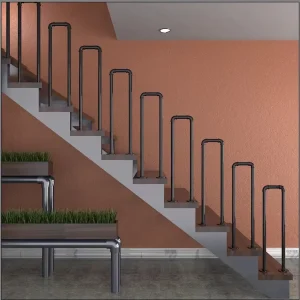 Factory Direct Prefab Stainless Steel Stair Railing Balustrades & Handrails Stainless Steel Modern Stair Railing System