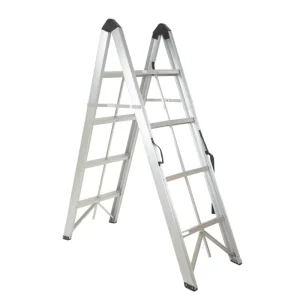 Factory Direct Steel Folding Ladder Modern Design 300 Lbs Capacity for Apartment Use Combination Structure