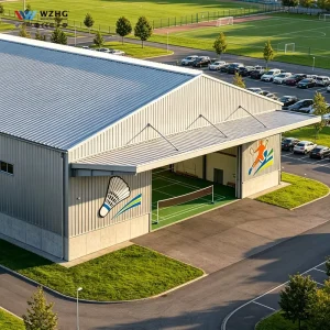 Factory Direct Steel Multi Sport Building Galvanized Large Span Steel Structure Building Recreation Entertainment Arena