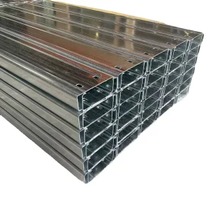 Factory Direct Supply Building Materials Galvanized Steel C Channel Purlin, C-beam Steel C Structure