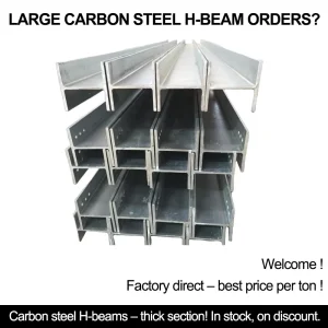 Factory Direct Supply Carbon Steel I Beam Hot Rolled for Prefabricated Building Steel Frame
