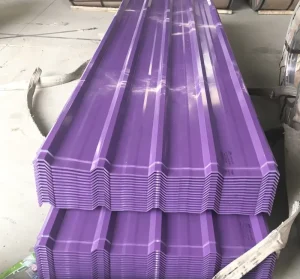 Factory Direct Supply Full Hard 0.2-1mm Single Layer Corrugated PPGI Color Coated Steel Roof Sheet Galvanized Metal Roof