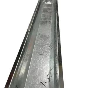 Factory Direct Supply Galvanized Steel U Shaped Rain Sink Gutter 304 201 Silver Agricultural Greenhouses Large Welding Bending