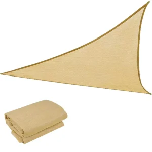 Factory Direct Supply Natural Jute Shade Sail Eco friendly Burlap Shade Awnings Custom Sunshade Net for Garden Beach Shading