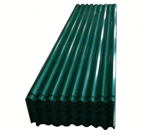 Factory Direct Supply Single Layer Corrugated PPGI Color Coated Steel Roof Sheet Galvanized Metal Roof Tile EN Standard Cutting