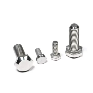 Factory Direct Zinc Plated Hexagon Bolt Grade 8.8 M5 M8 Full Thread Hex Screws Structural Steel Bolts