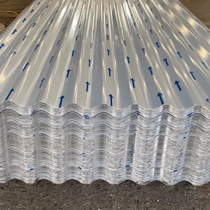 Factory Direct sale 0.6mm Colored Coated Corrugated Board in Stock Available