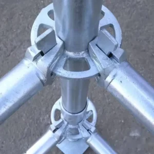 Factory High Strength Steel Ringlock Scaffolding Parts Standards Ledgers Diagonal Braces All round Scaffolding System
