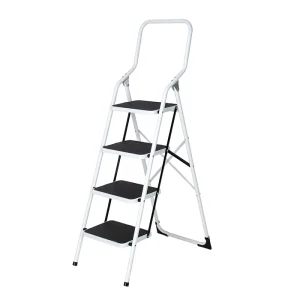 Factory Ladder Foldable 4 Steps Household Folding Iron Ladder