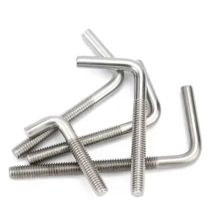 Factory-Made High-Strength Carbon Steel L-Shaped Bolts for Steel Structures