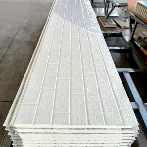 Factory Metal Carved Panel Customized Length Pu Exterior Decorative Siding Wall Cladding Insulation Panels Sandwich