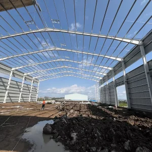 Factory Modern Metal Building Steel Structure Warehouse Large Space