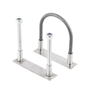Factory New Design Stainless Steel Fixing Cable and Pipe U Bolt Embedded Support Bracket for Construction