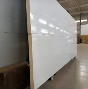 Factory Outlet Double Steel Sheet Polyurethane Glass Wool Rock Wool PIR EPS Sandwich Panels for Exterior Application