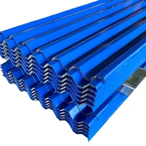 Factory PPGI Color Coated Corrugated Steel Sheet 0.4mm 0.6mm Prepainted Corrugated Roof Panel for Construction