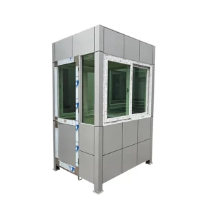 Factory Prefab Safe Sentry Box Light Steel Structure Building Sandwich Panel Guard Shack 1,65 X1,65 X2,50