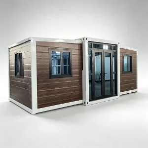 Factory Price 2 Bedroom Expandable Prefabricated Container House Moisture Proof Detachable 10-40ft Folding Tiny Villa