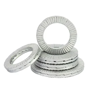 Factory Price 65Mn Steel Dacromet Double Fold Self-Locking Washer NL3-NL42 Two Fold Wedge Lock Washer Nord Lock Washer