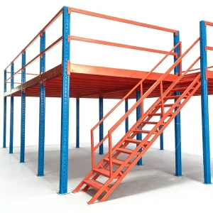 Factory Price Boltless Cold Rolled Steel Mezzanine Floor Easy Assembly Detachable Warehouse Rack Heavy Duty Pallet Racking