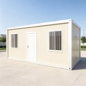 Factory Price Detachable Prefabricated Container House Moisture Proof Single Unit Fresh Color Exterior Prefab Cabin