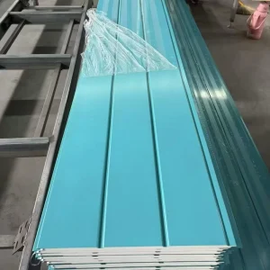Factory Price Galvanized Steel Outdoor Cladding Sandwich Panels Water & Fire Resistant for Workshop Warehouse Exterior Wall