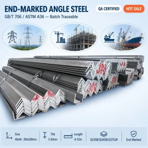 Factory Price Hot Rolled Carbon Steel Angle Bar Angle Equal Unequal L Profile Q235B Q345B A36 SS400 S235JR 25×25 200×200 3 16mm