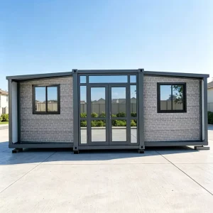 Factory Price Multi functional Container House Detachable Insulated Glass Side Window Prefabricated Container House