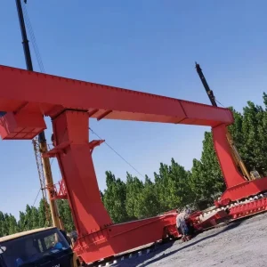 Factory Price Outdoor Single Double Girder Beam Gantry Cranes Shipyard Shipbuilding Steel Coil Tube 5 Ton to 500 Ton Capacity