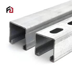 Factory Price Seismic Bracket Construction Material Hot Dip Galvanized Steel Cantilever Arm Perforated C Channel Q235 Cutting