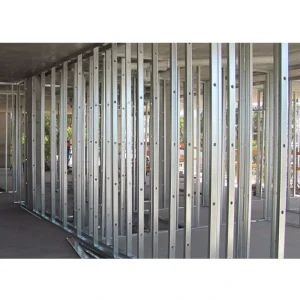 Factory Price Steel Frame G40 Steel Stud 600S125-20ga 10ft Metal Studs