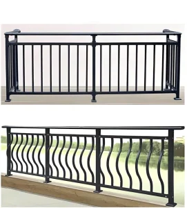 Factory Stainless Steel & Aluminum Modern Stairs Railing Villa Garden Deck Balcony Rust Resistant Easy Installation