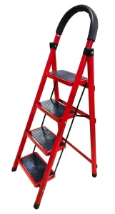 Factory Steel Foldable 2-6 Step Ladder with Handrail, Portable Multipurpose, for Household and School Use