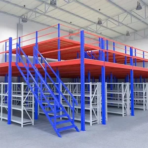 Factory Steel Structure Platform Steel Storage Racks Heavy Duty Multi Level Powder Coated Bolted System