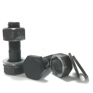 Factory Steel Structure Workshops 10.9S Grade Black Oxide High Strength Friction Type Hexagon Head Steel Structure Bolts