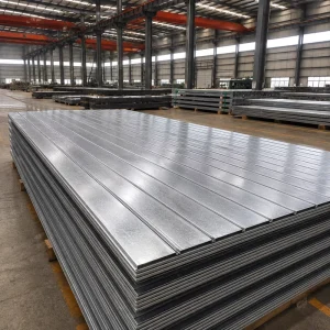 Factory Stock YX40 200 600 1.8mm GI Metal Floor Deck Non Composite Steel Decking Sheet for Office Mezzanine Storage Platform