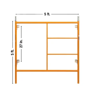 Factory Supplier Durable H Frame Scaffolding Parts Stack Pin Frame Scaffolding