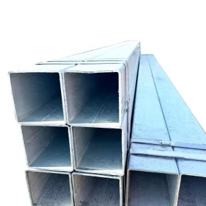 Factory Supply ASTM A53 Z80 Z100 Z270 Zinc Coated Rectangular Tube Hot Dipped Galvanized Square Steel Pipe for Construction