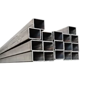 Factory Supply CS Rectangular Pipes Hot Rolled Black Steel Square Tube Rectangular Hollow Tubular 20 X 20mm 40 X 40mm 60 X 60mm