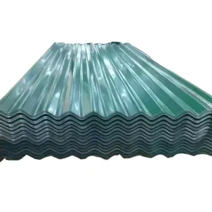 Factory Supply Color Coated Full Hard Corrugated Steel Roofing Sheets PPGI AiSi Standard 0.21 0.50mm Thickness