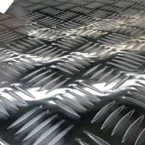 Factory Supply Five Bar Anti Slip 1000 Series Aluminum Tread Plate with Cutting Service