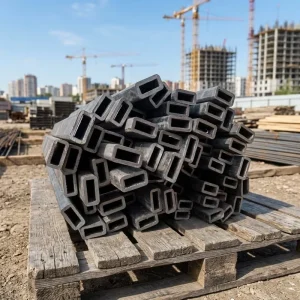 Factory Supply Galvanized Steel Tube Rectangular with Welding Punching Service Rectangular and square Tubes