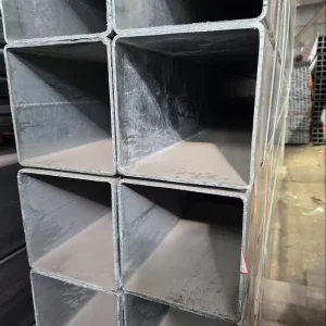 Factory Supply Galvanized Steel Tube Rectangular with Welding Punching Service Rectangular and square Tubes