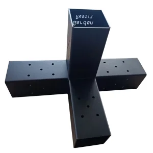 Factory Supply Good Quality Heavy Duty Steel Metal Pergola Brackets Kits Black/White Stainless Steel Options Standard